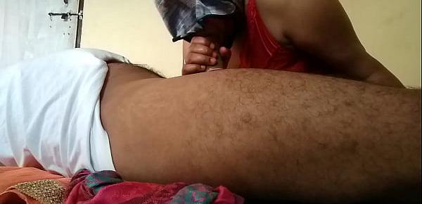 Indian Bhabhi blow job